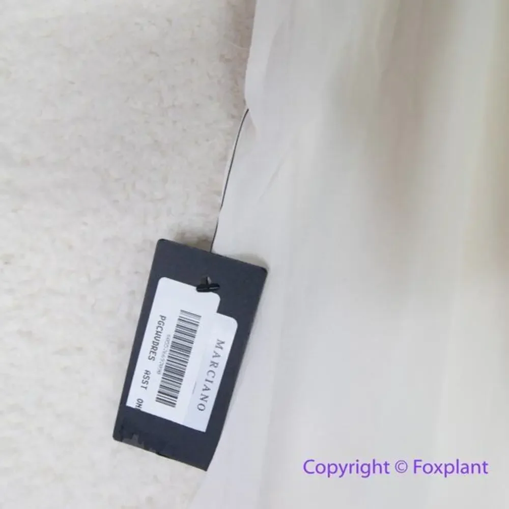 New! GUESS by Marciano‎ Women's Charlie Keyhole Dress white, size XS